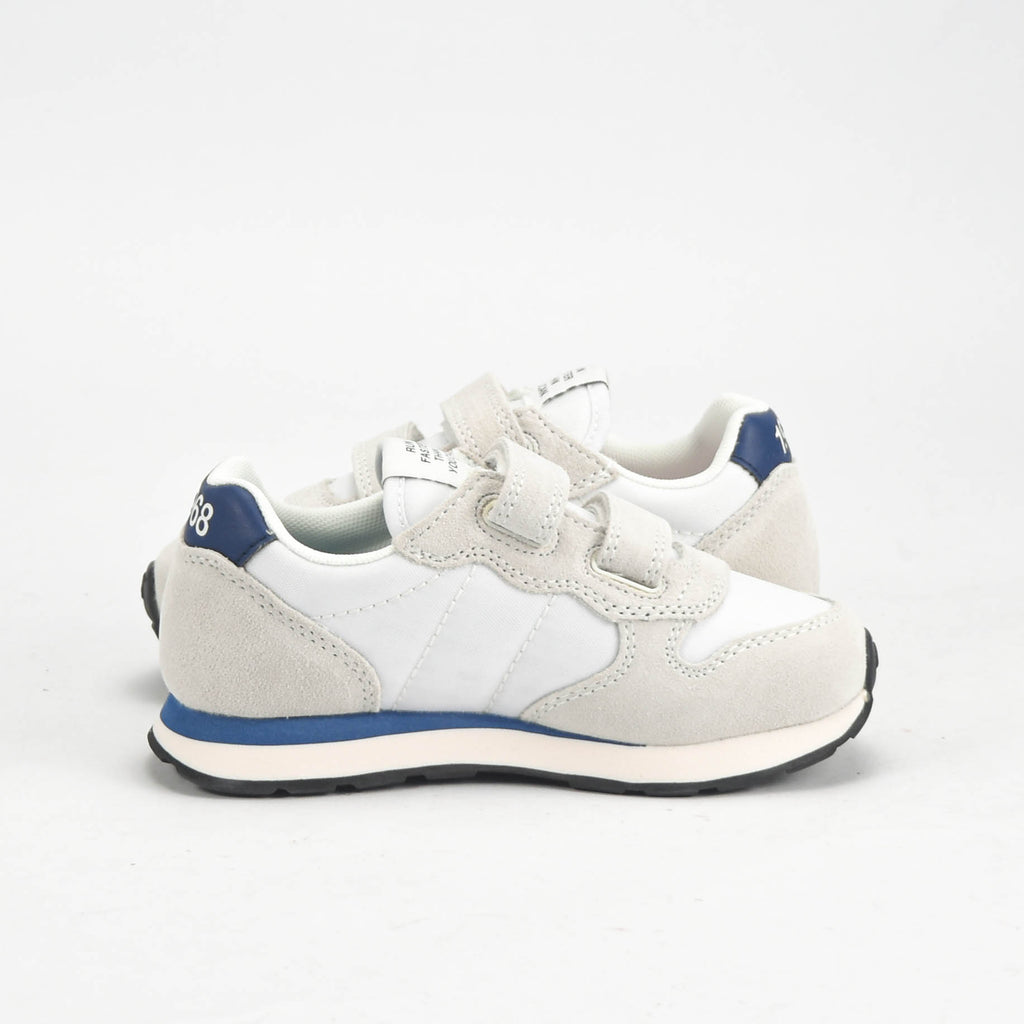 SUN68 Baskets Ally Velcro en Daim et Nylon Enfant