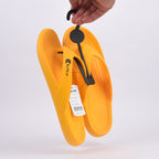 Kito Tongs Confortables Jaunes Homme