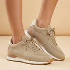 VO7 Sneakers Milan Knit Respirantes Beige Homme