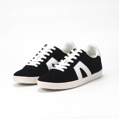 André Baskets Basses Style Urbain Noir et Blanc Homme