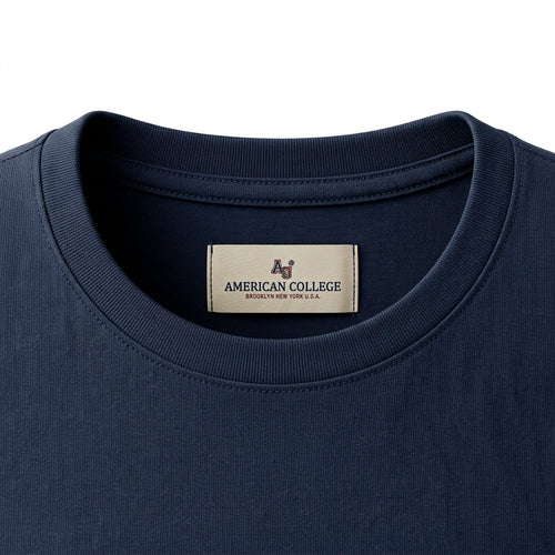 American College T-shirt Col Rond Graphique Homme