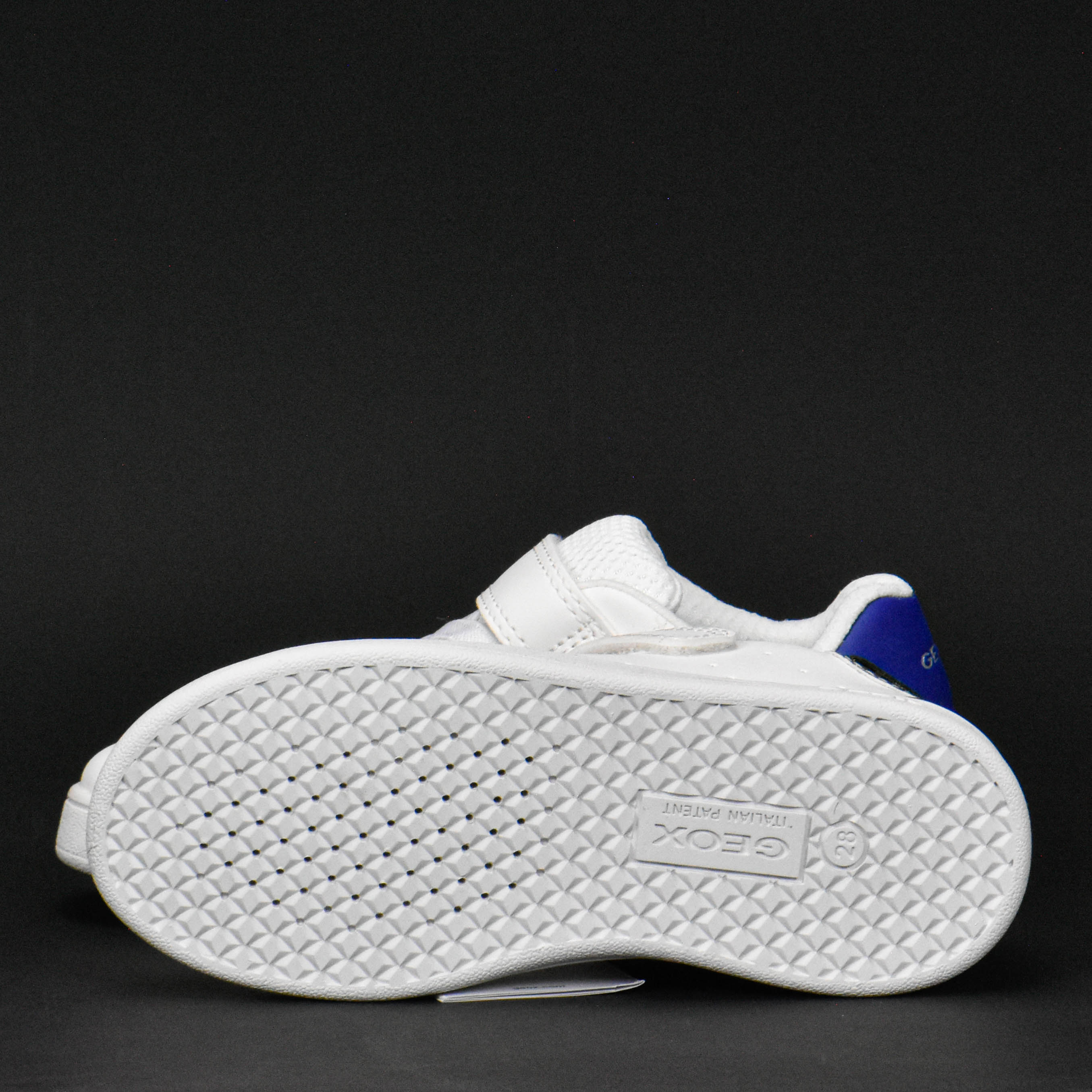 Geox Baskets Eclyper Respirantes Blanc et Bleu Enfant