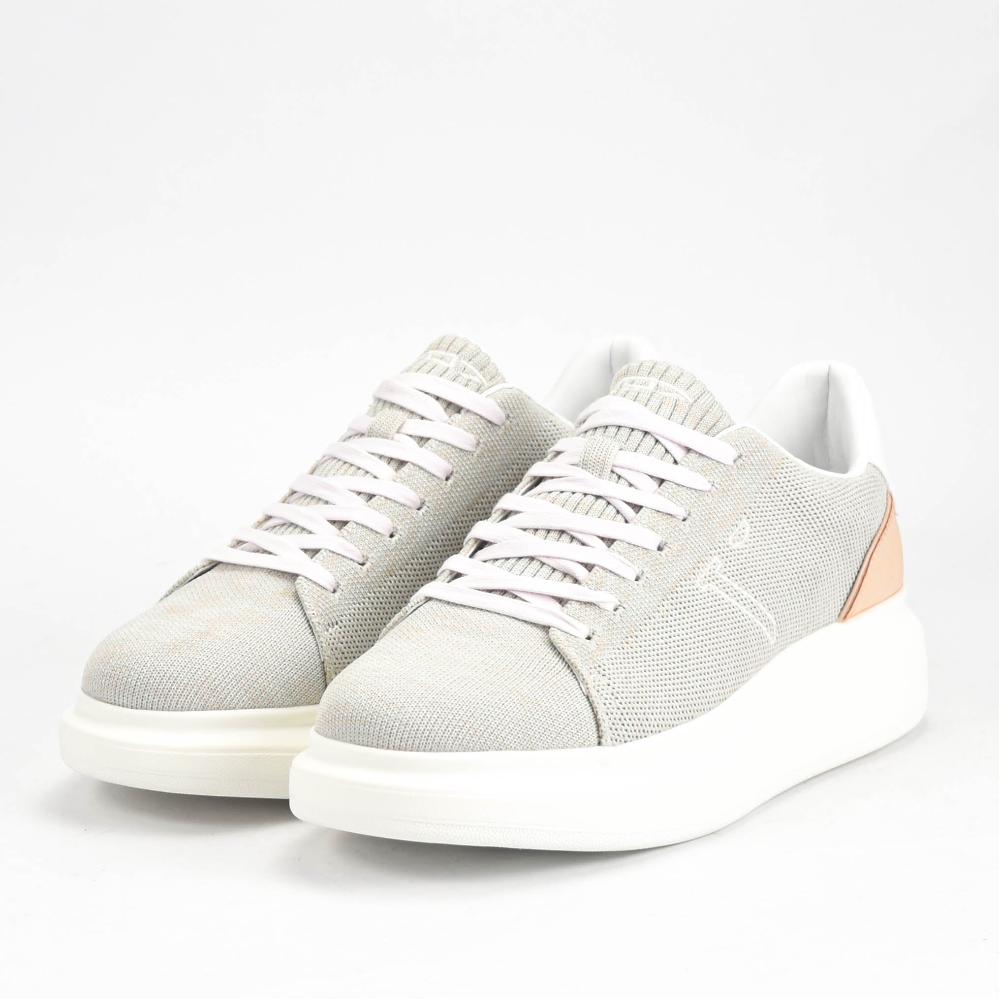 VO7 Baskets Elysee Confortables Beige Homme