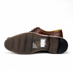 André Chaussures Richelieu Cuir Marron Homme
