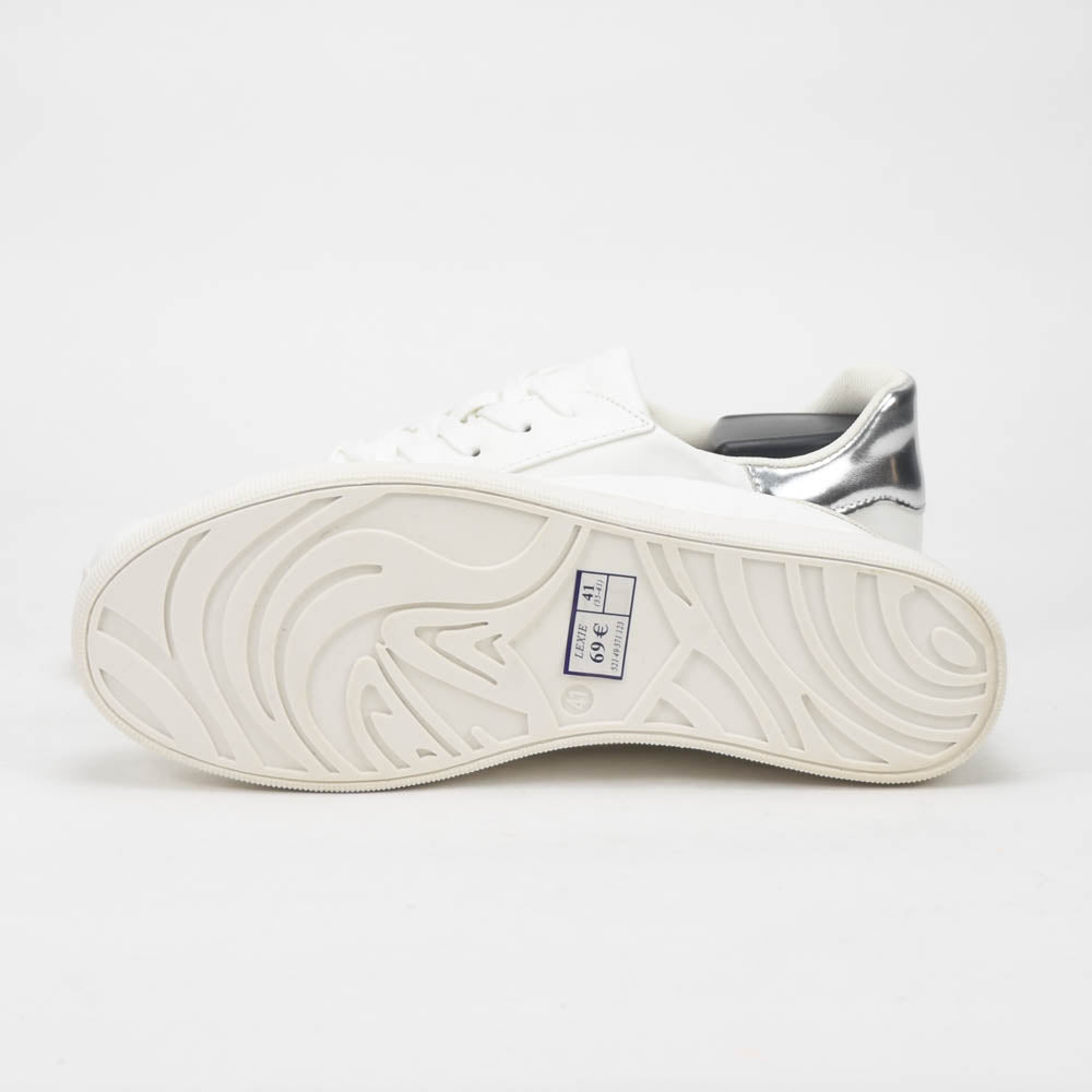 André Baskets Basses Minimalistes Blanc Femme