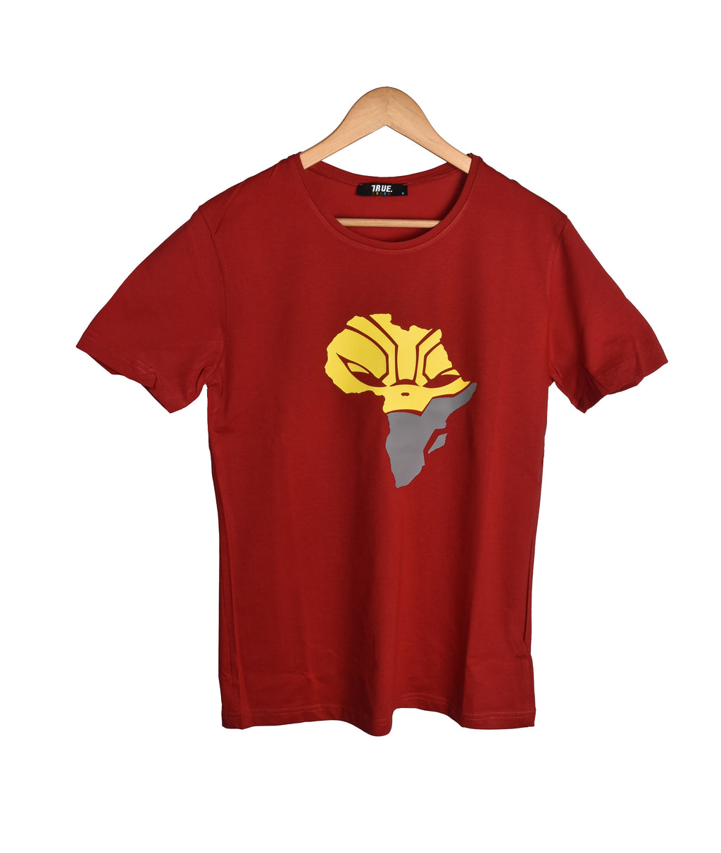 T-shirt ROUGE *MARVEL BLACK PANTHER POUR LE PEUPLE WAKANDAIS