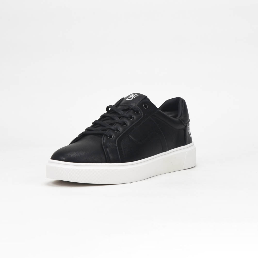 Massimo Baskets Basses Élégantes Noir Homme