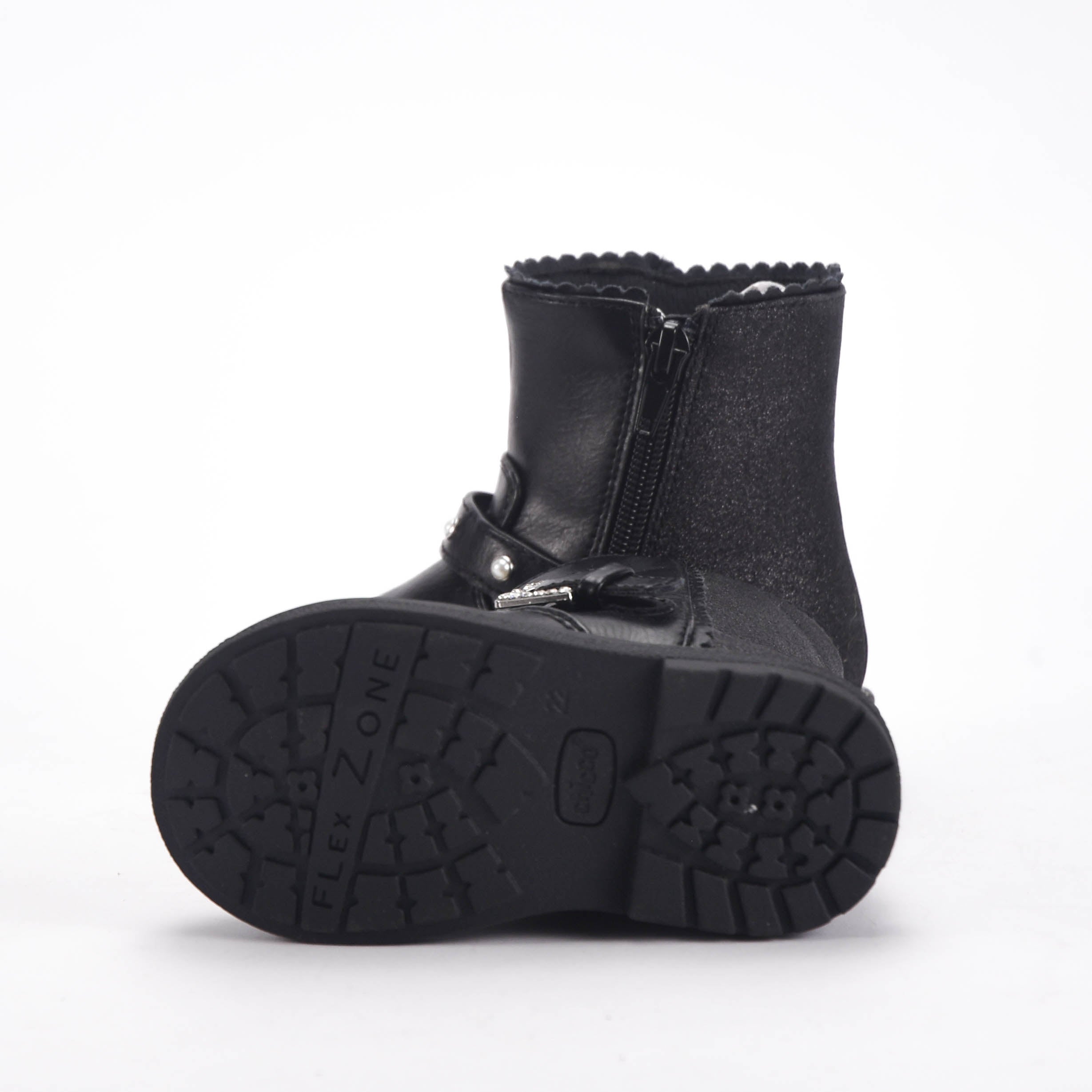 Chicco Bottines Élégantes à Boucle Strass Fille