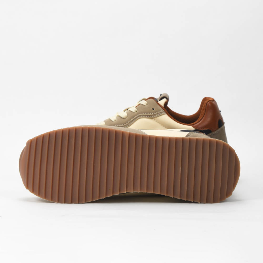La Martina Low Sneakers Blue Leather