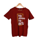 T-shirt ROUGE  *BIG DREAM BIG ACT*
