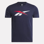 Reebok T-shirt Sport Logo Vector Coton Homme