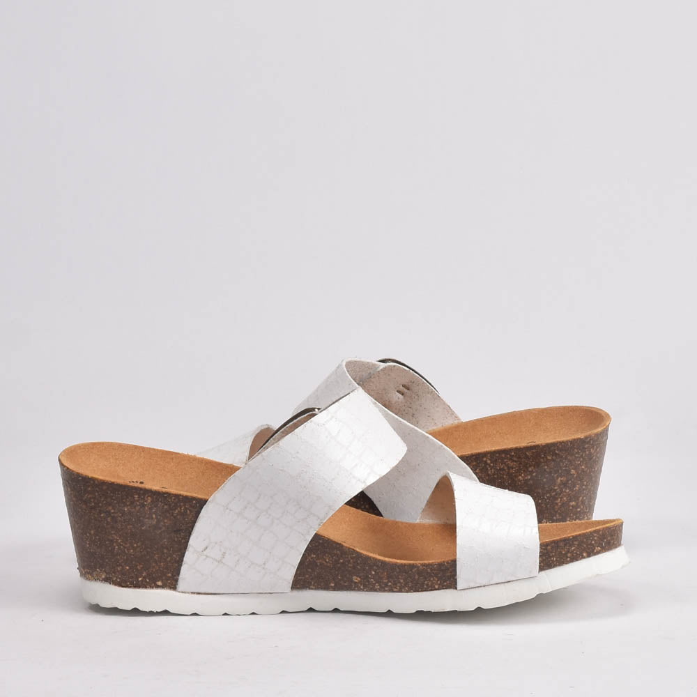 BIRK BLANC CROCO﻿ 5