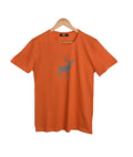 T-shirt ORANGE MOTIF CERF