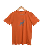 T-shirt ORANGE MOTIF CERF