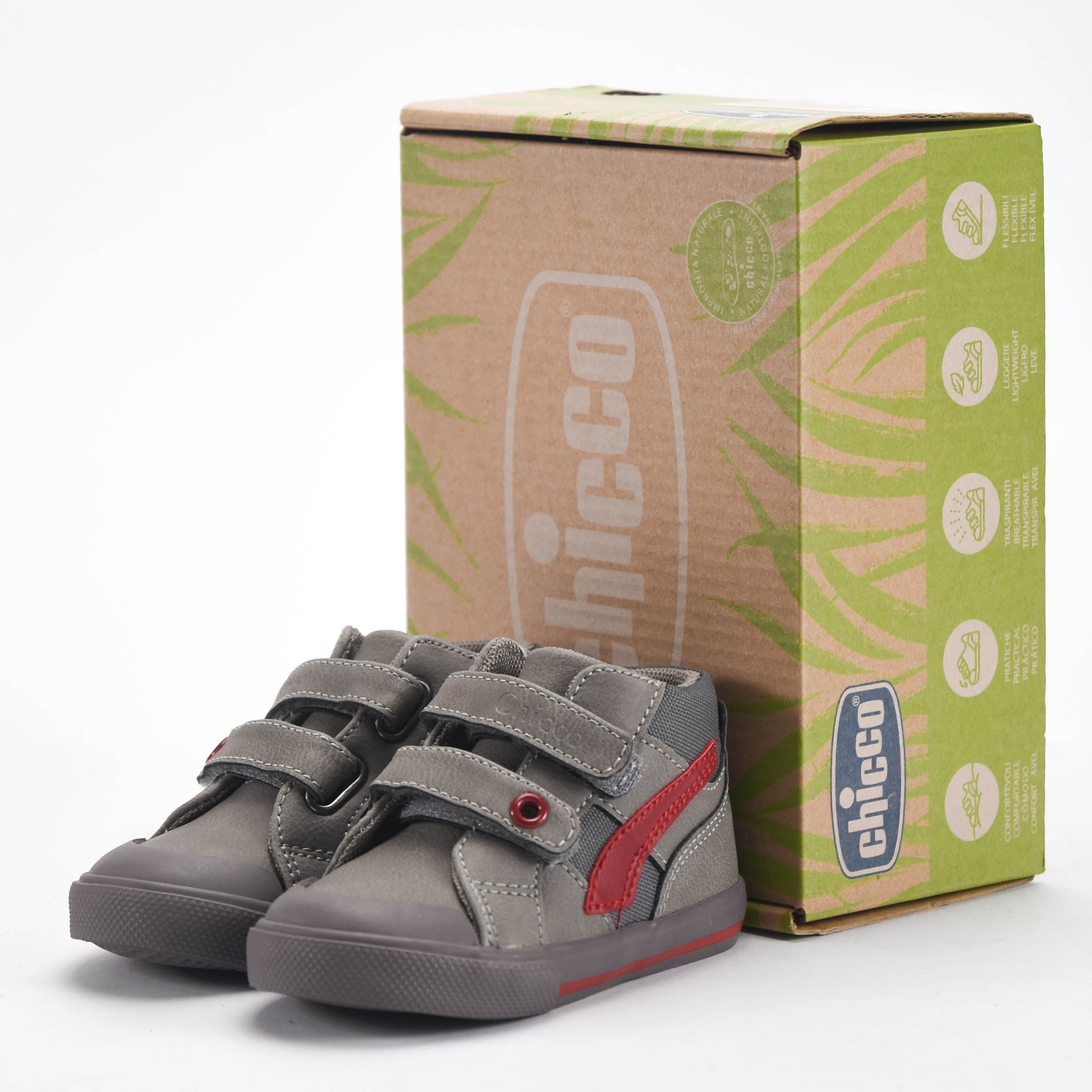 Chicco Baskets Montantes à Scratchs Confort Enfant