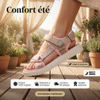 Kimland Sandales Sportives Confortables Femme