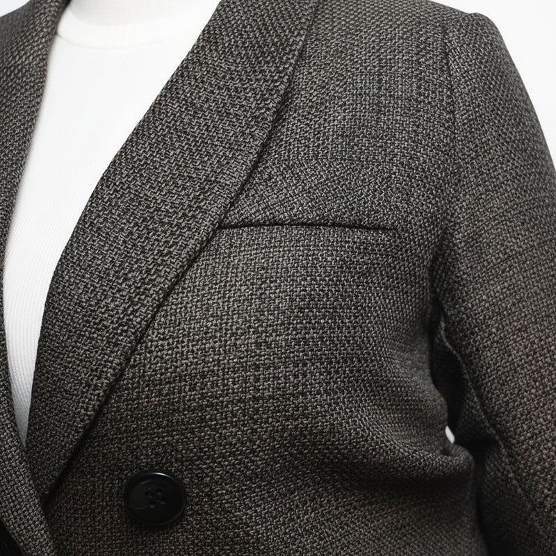 Kimland Veste Blazer Élégante Texturée Femme