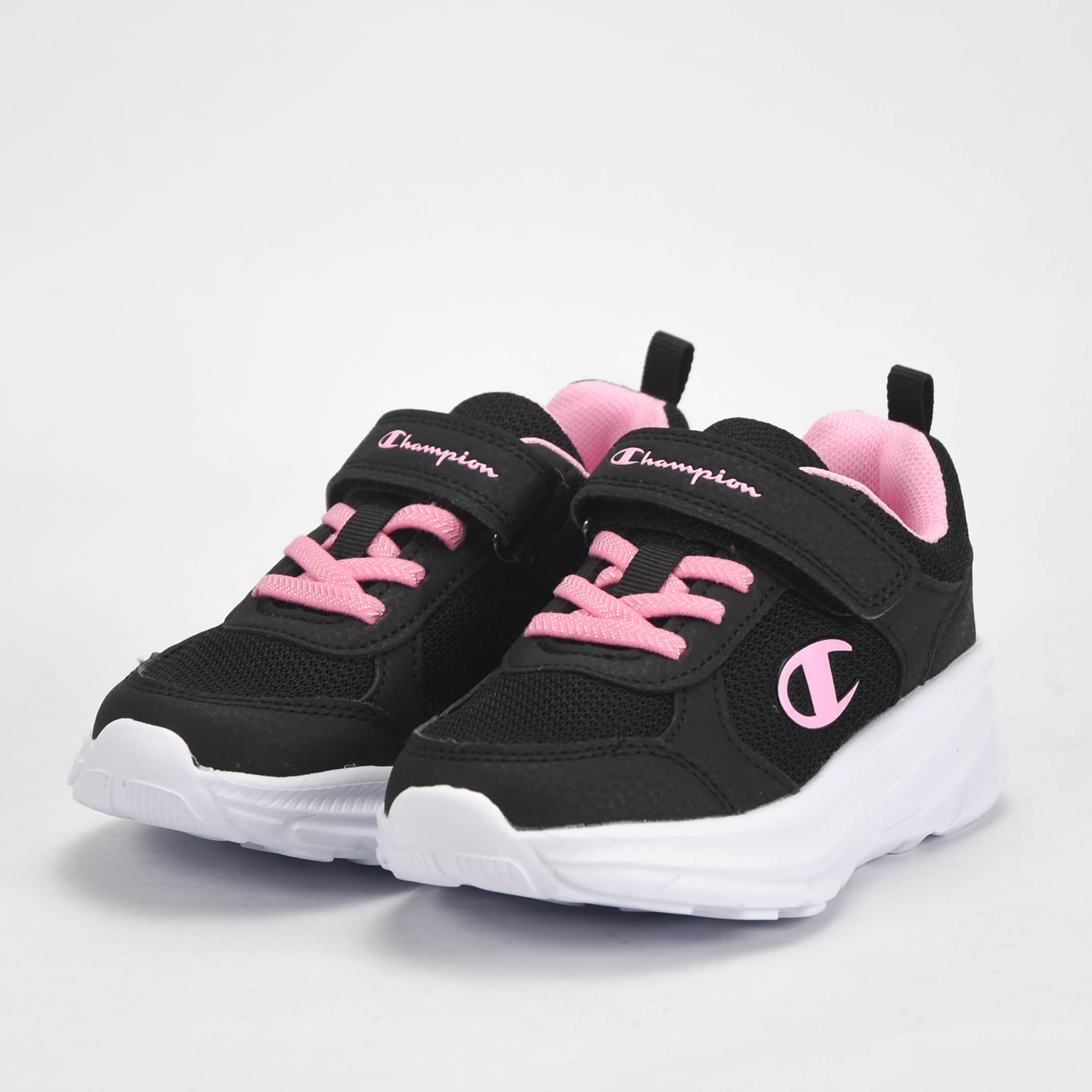 Champion Baskets Respirantes Noir et Rose Fille