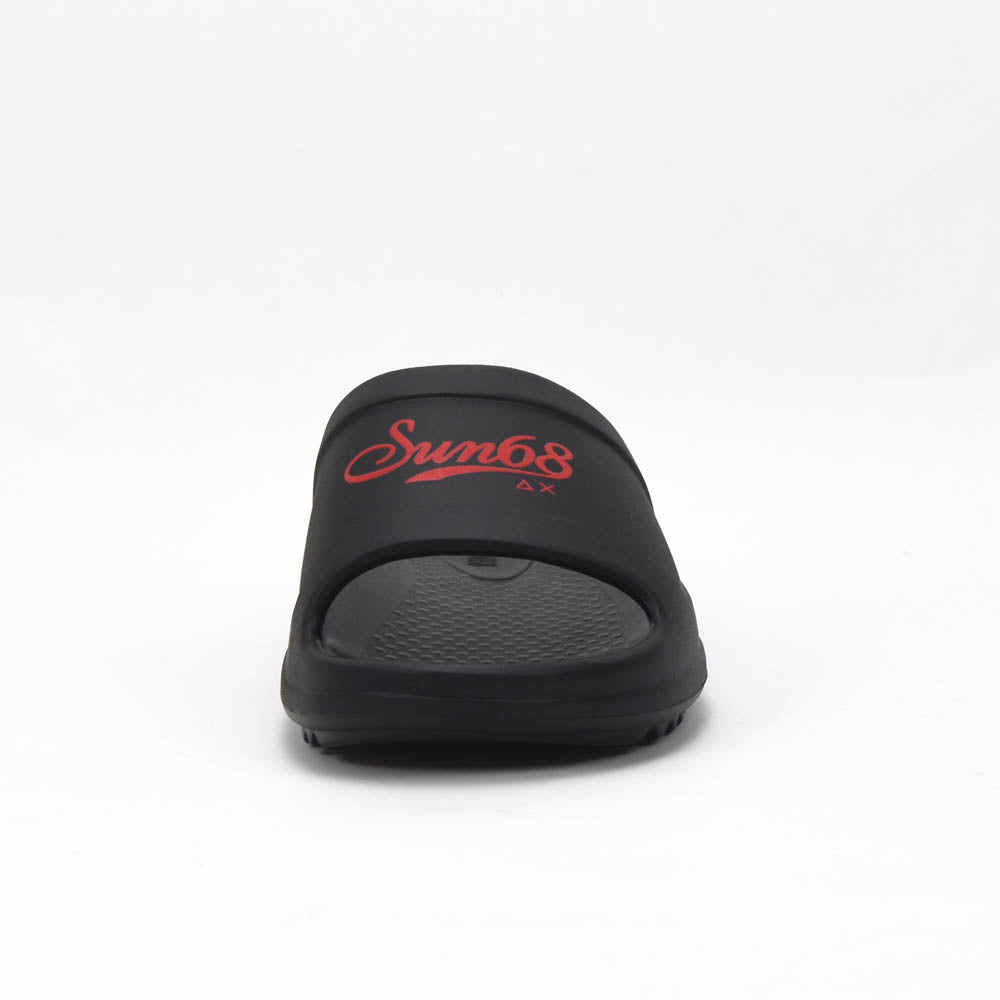 SUN68 Claquettes Logo Contrasté Confortables Homme