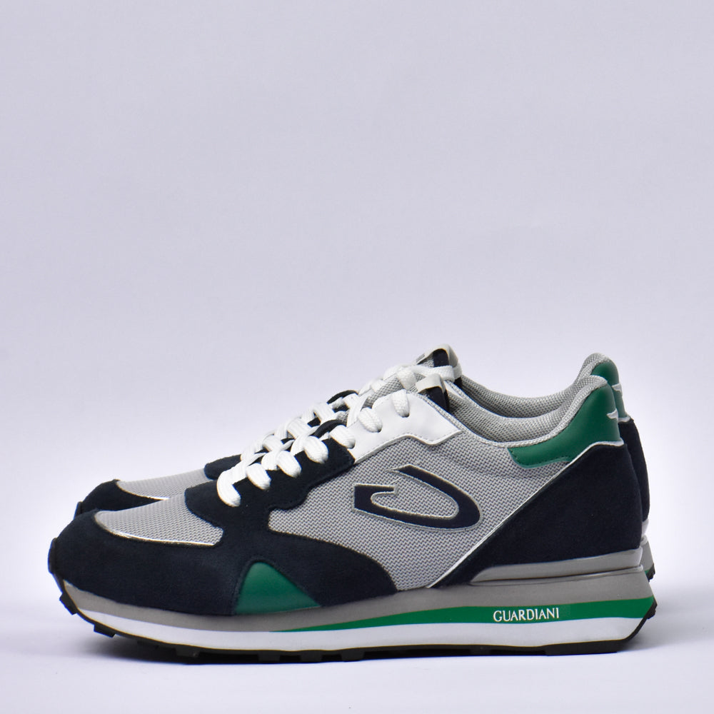 Guardiani Sneakers Retro Running en Daim et Mesh Homme