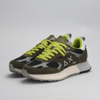 BASKET SUN68-JAKI-OUTDOOR-19-MILITAIRE﻿ 2