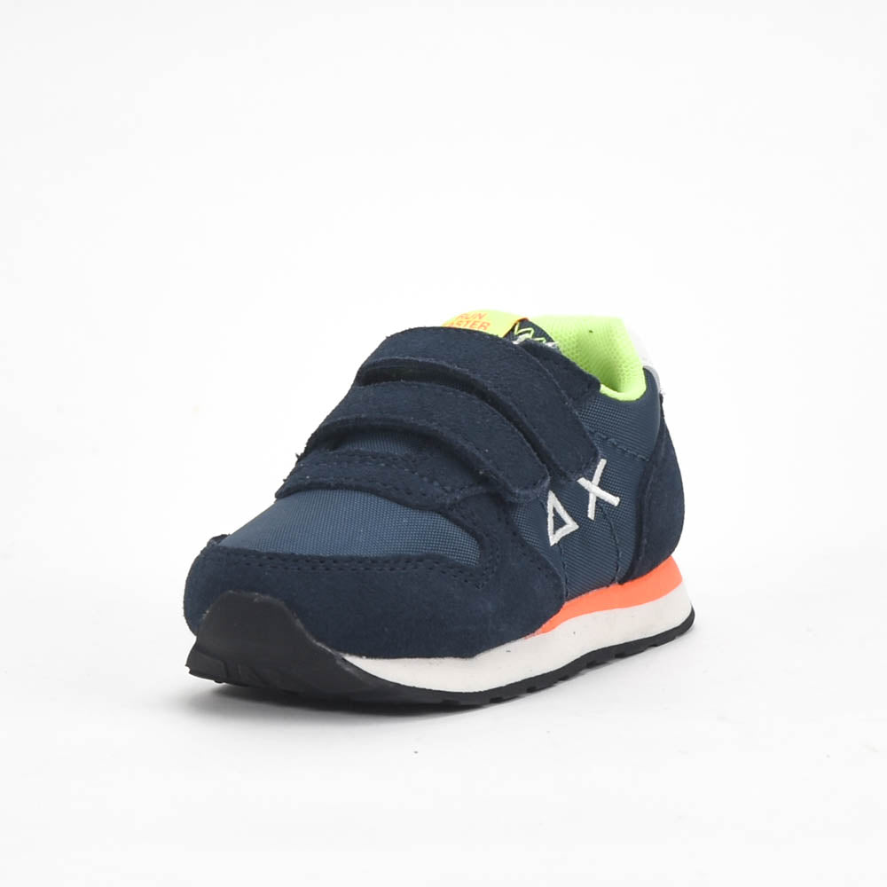 SUN68 Baskets Ally en Daim et Nylon pour Enfant