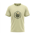 Kimland T-shirt Homme Imprimé Feuille Style Décontracté