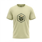 Kimland T-shirt Homme Imprimé Feuille Style Décontracté