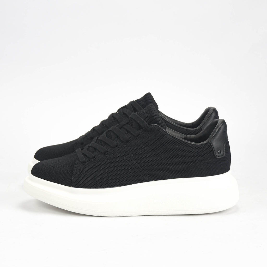 VO7 Baskets Elysee Knit Noir Confortables Homme