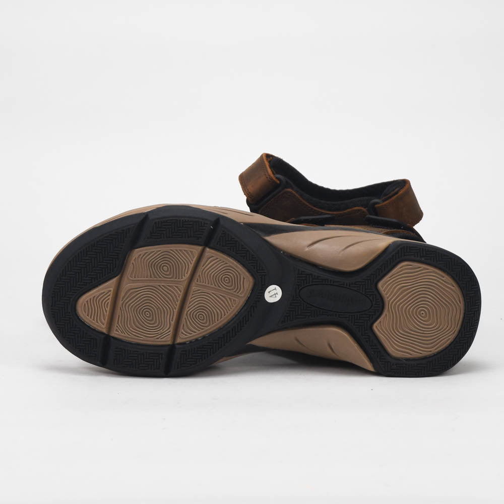 Lumberjack Sandales en Cuir Confortables Homme