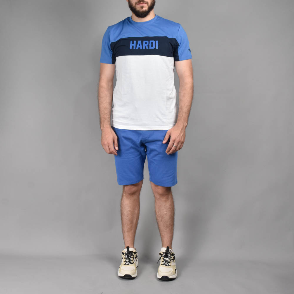 Hardi Ensemble T-shirt et Short Casual Tricolore Homme