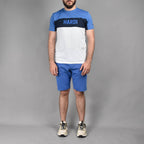 Hardi Ensemble T-shirt et Short Casual Tricolore Homme