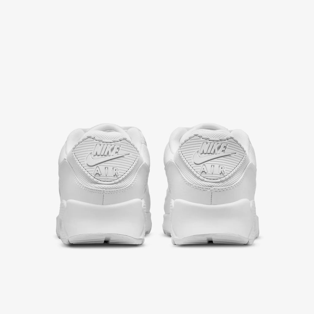 Nike Air Max 90 Baskets en Cuir Blanc Confortables