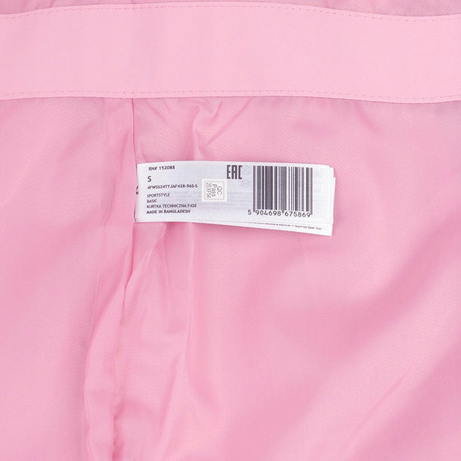4F Veste Technique Rose Femme Imperméable et Respirante