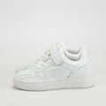 Champion Baskets Basses Blanches à Velcro Enfant