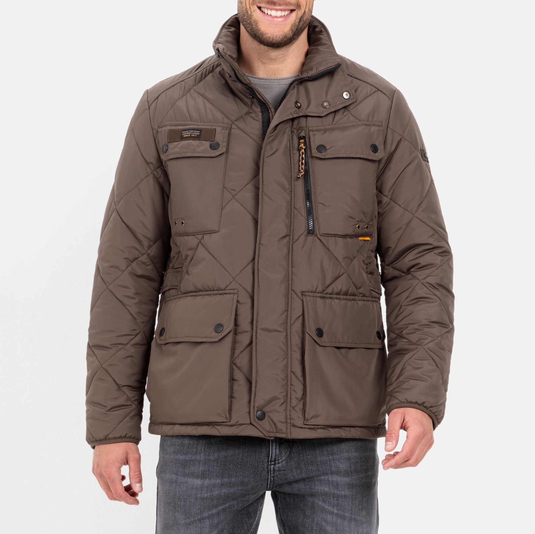 Camel Active Veste Matelassée Fonctionnelle Marron Homme