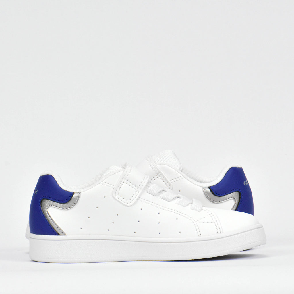 Geox Baskets Eclyper Respirantes Blanc et Bleu Enfant
