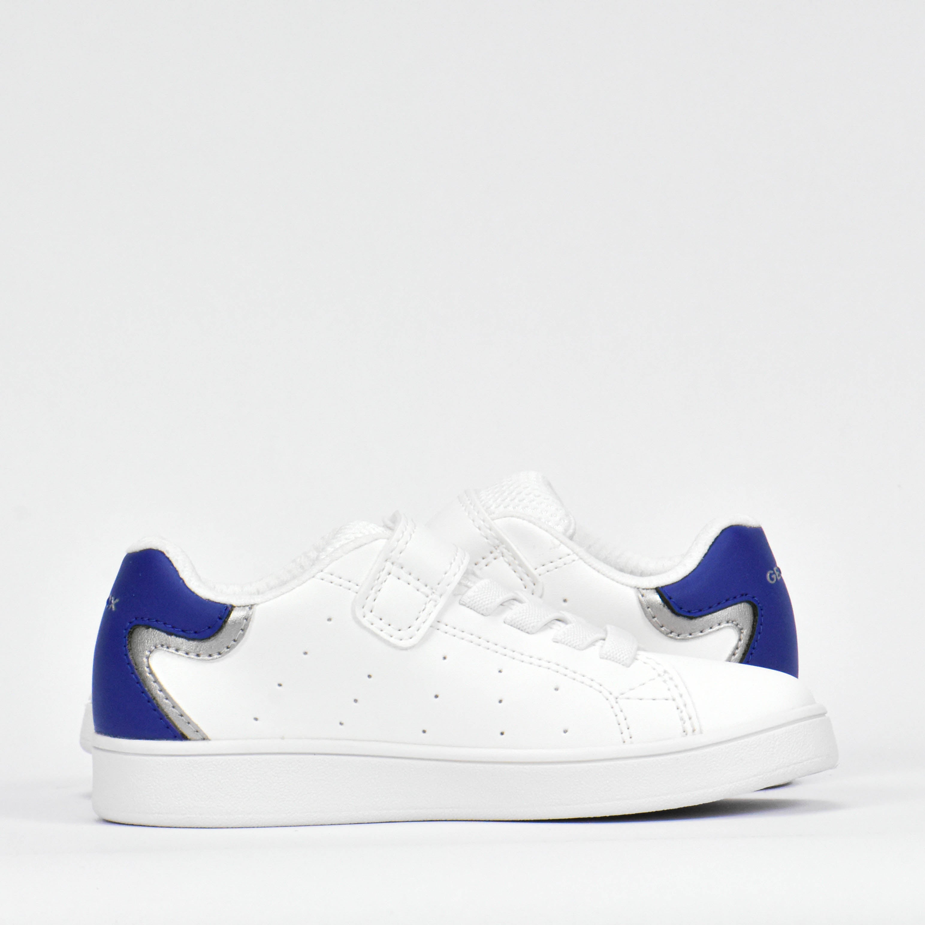 Geox Baskets Eclyper Respirantes Blanc et Bleu Enfant