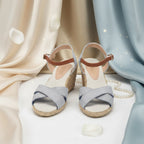 André Sandales Compensées Espadrilles Femme