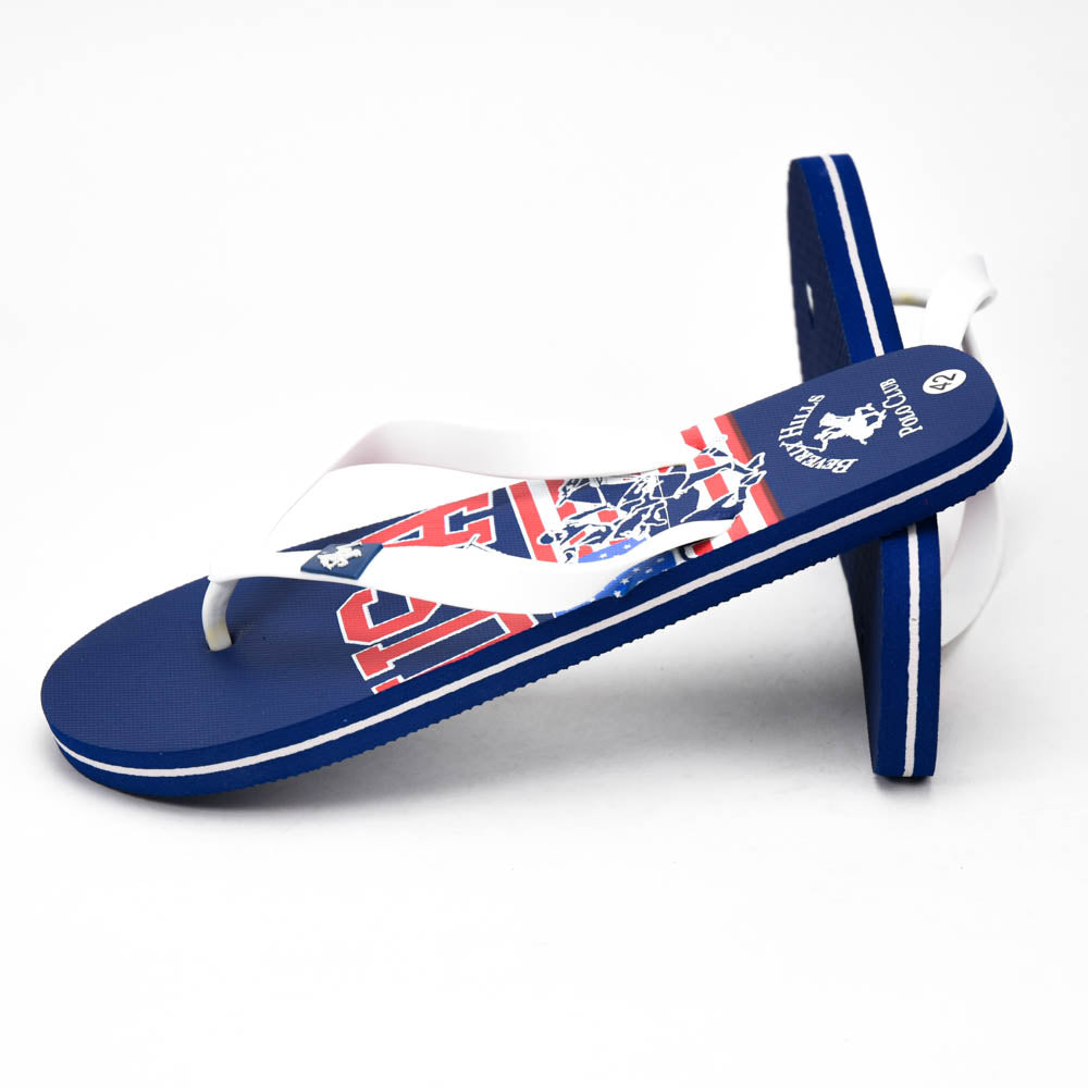 Beverly Hills Polo Club Claquettes Motif USA Homme