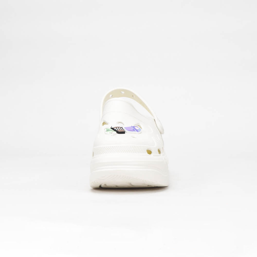 Peak Sabots Plateforme Confortables Blanc Femme
