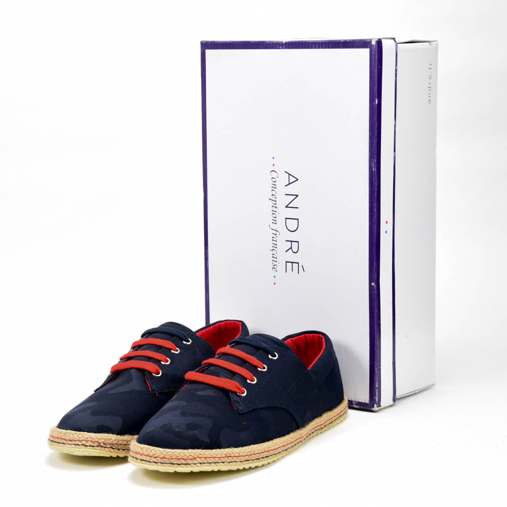 André Espadrilles à Lacets Motif Camouflage Homme