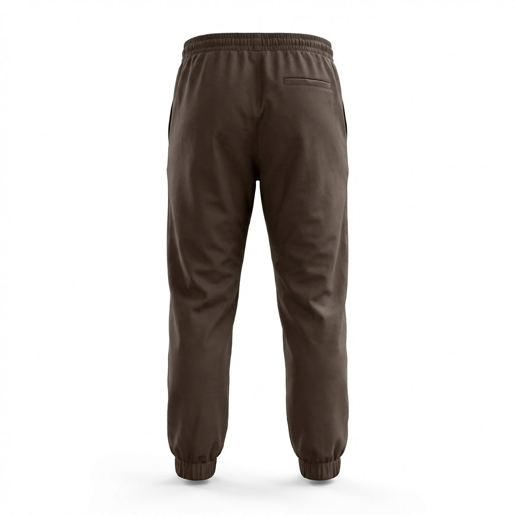 DEPART Pantalon Jogger Slim Marron Homme