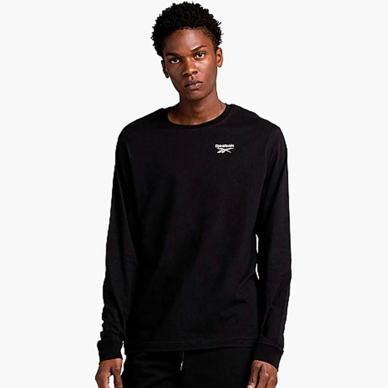 Reebok T-Shirt Manches Longues Logo Classique Homme