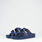Kito Claquettes Boucles Confortables Bleu Marine Homme