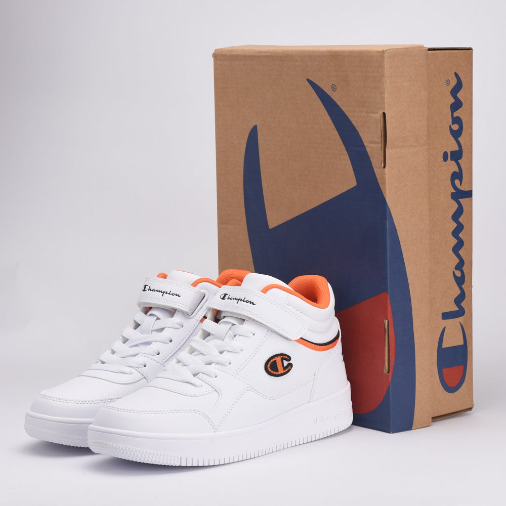 Champion Baskets Montantes Style Urbain Blanc Enfant