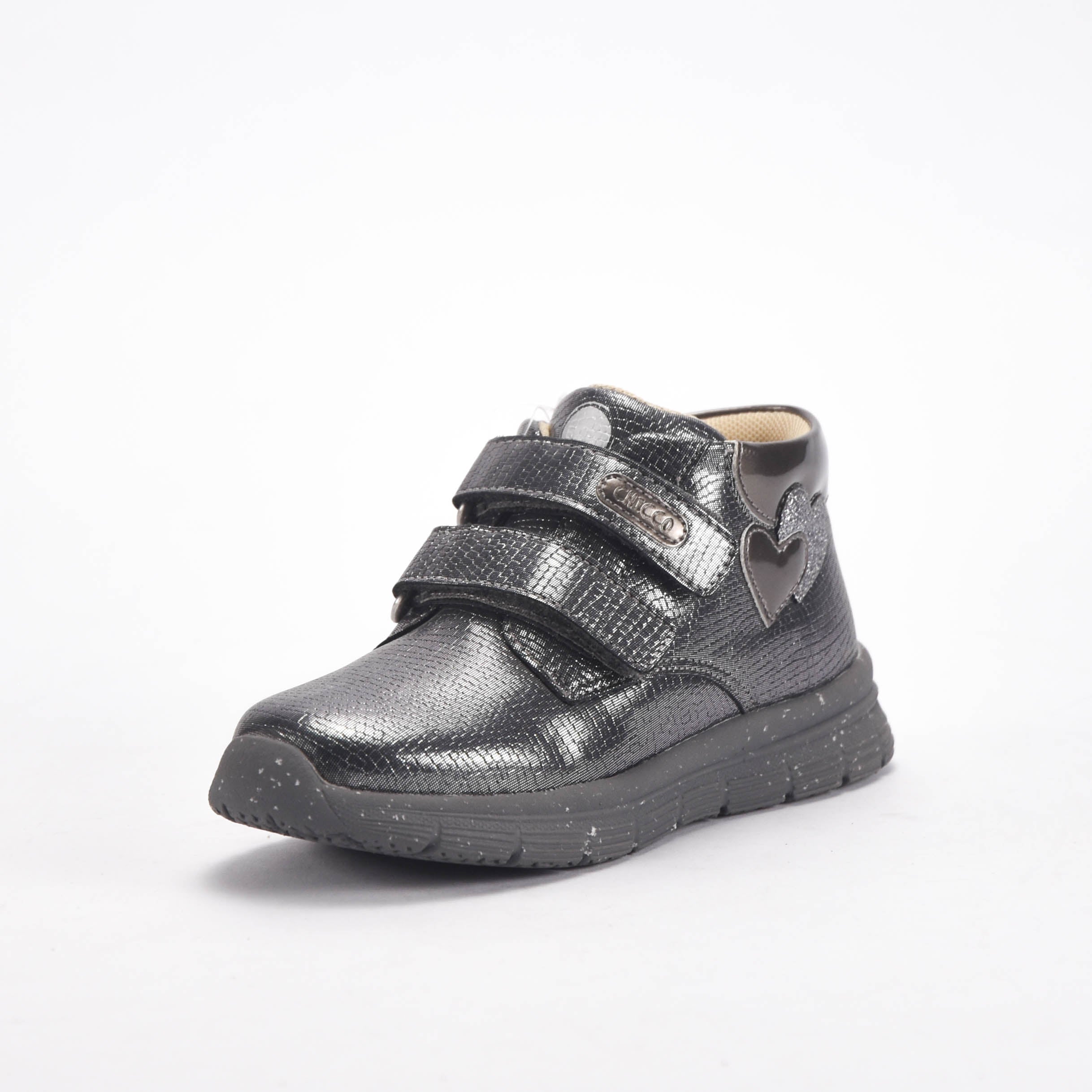 Chicco Bottines Métallisées à Scratch Fille