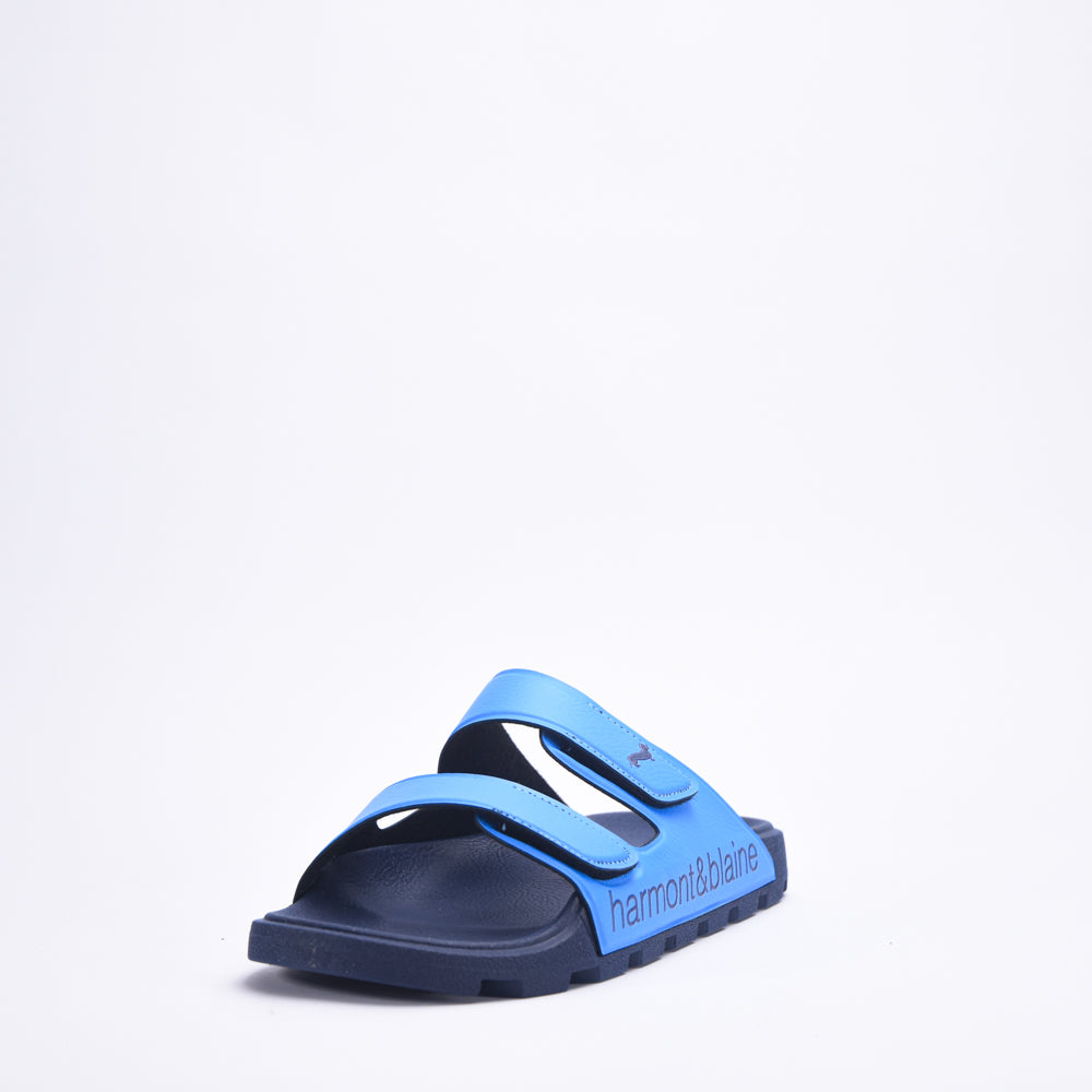 CIABATTA UOMO BLUBBER - LOGO AZZURRO - BLU﻿ 3