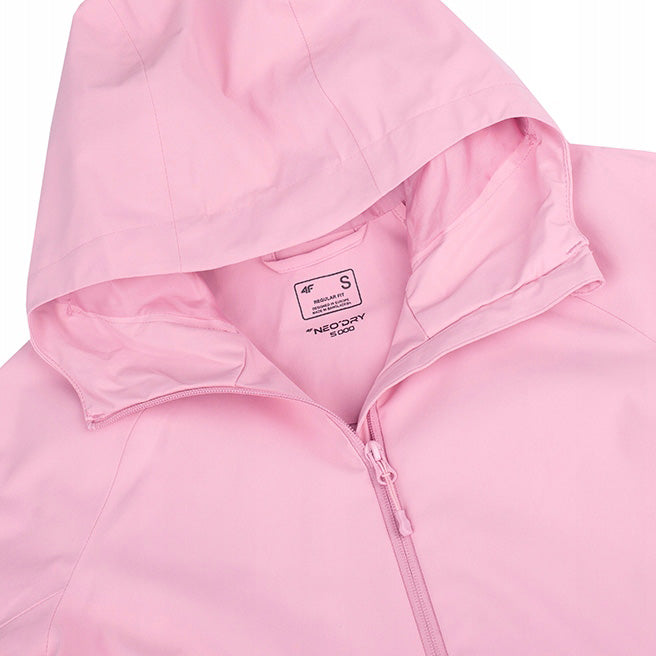 4F Veste Technique Rose Femme Imperméable et Respirante