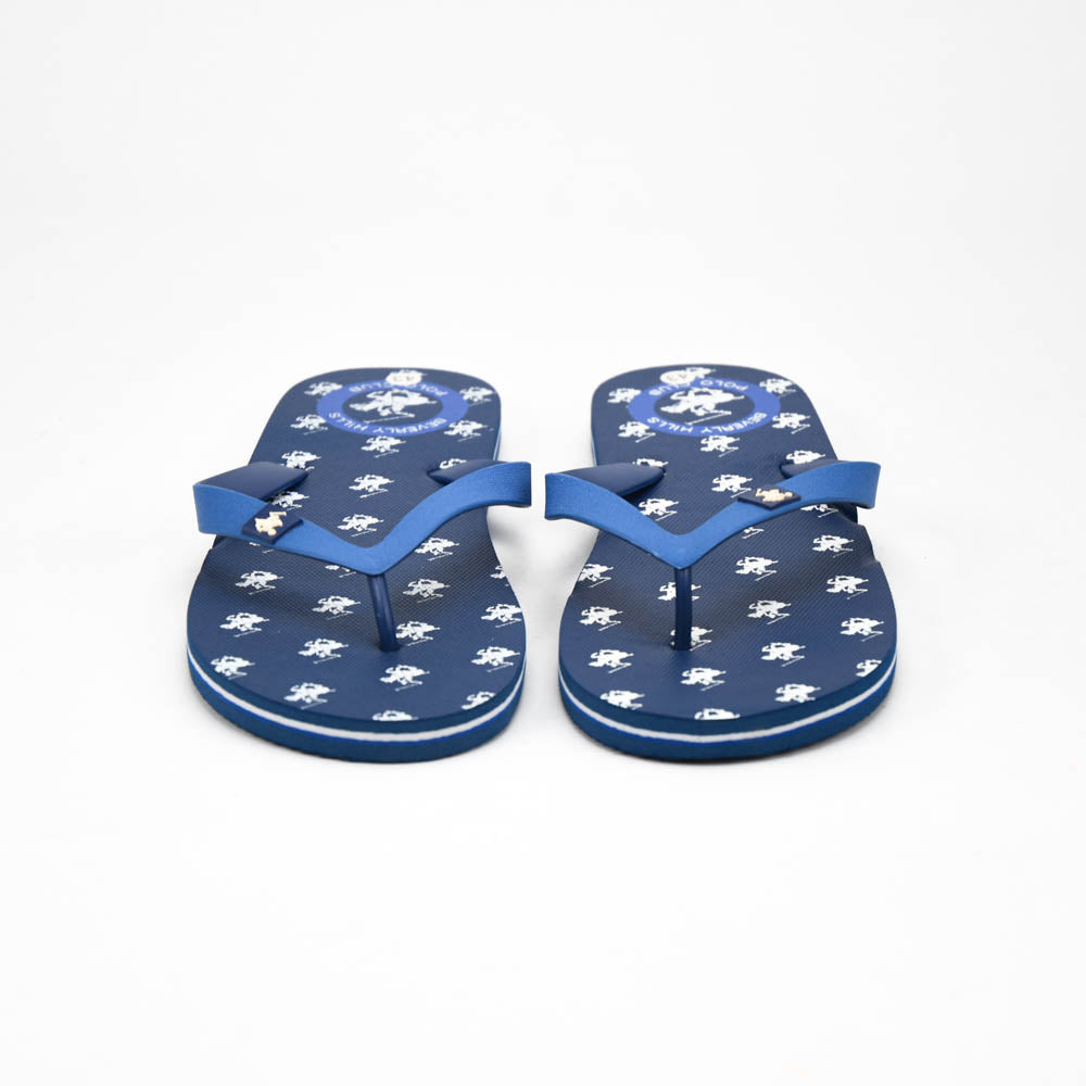 Beverly Hills Polo Club Claquettes Logo Bleu Homme